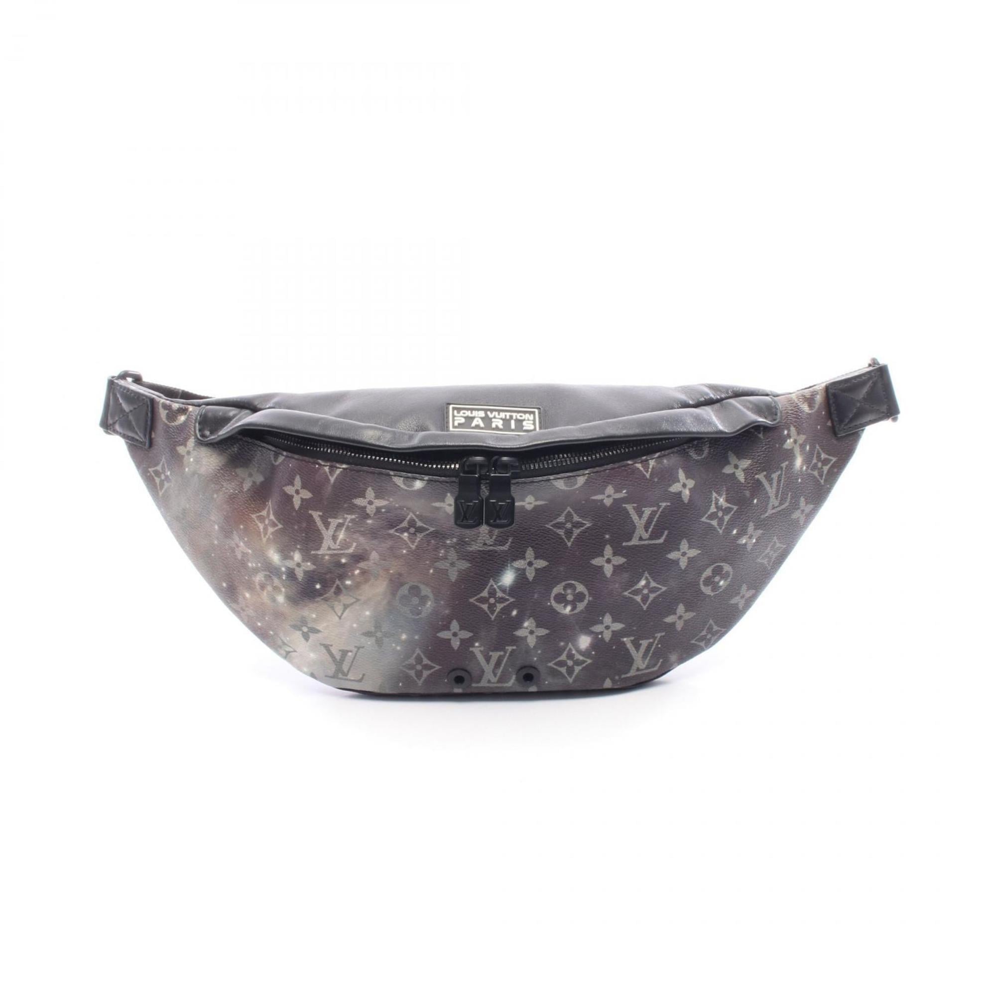 Louis Vuitton Black Multi-Color Coated Canvas Leather Fanny Pack Handbag