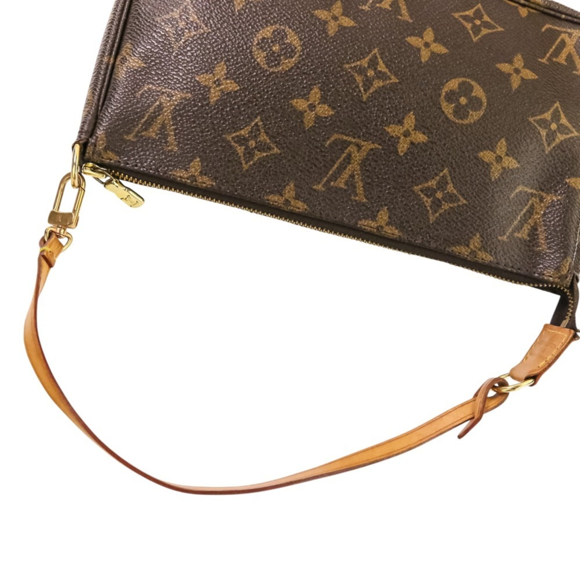 Louis Vuitton Brown Monogram Monogram Pochette Pouch