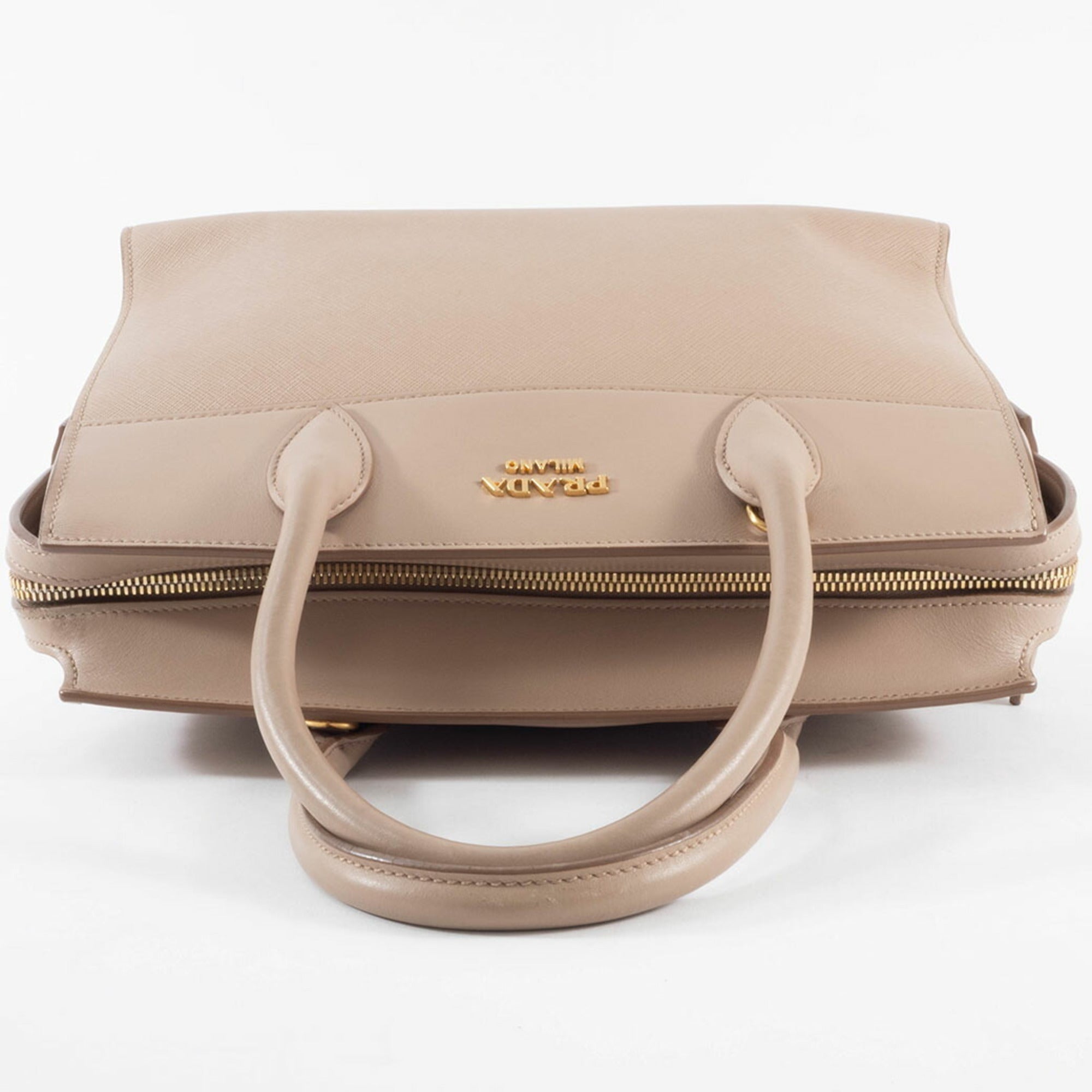 Prada Beige Leather Handbag