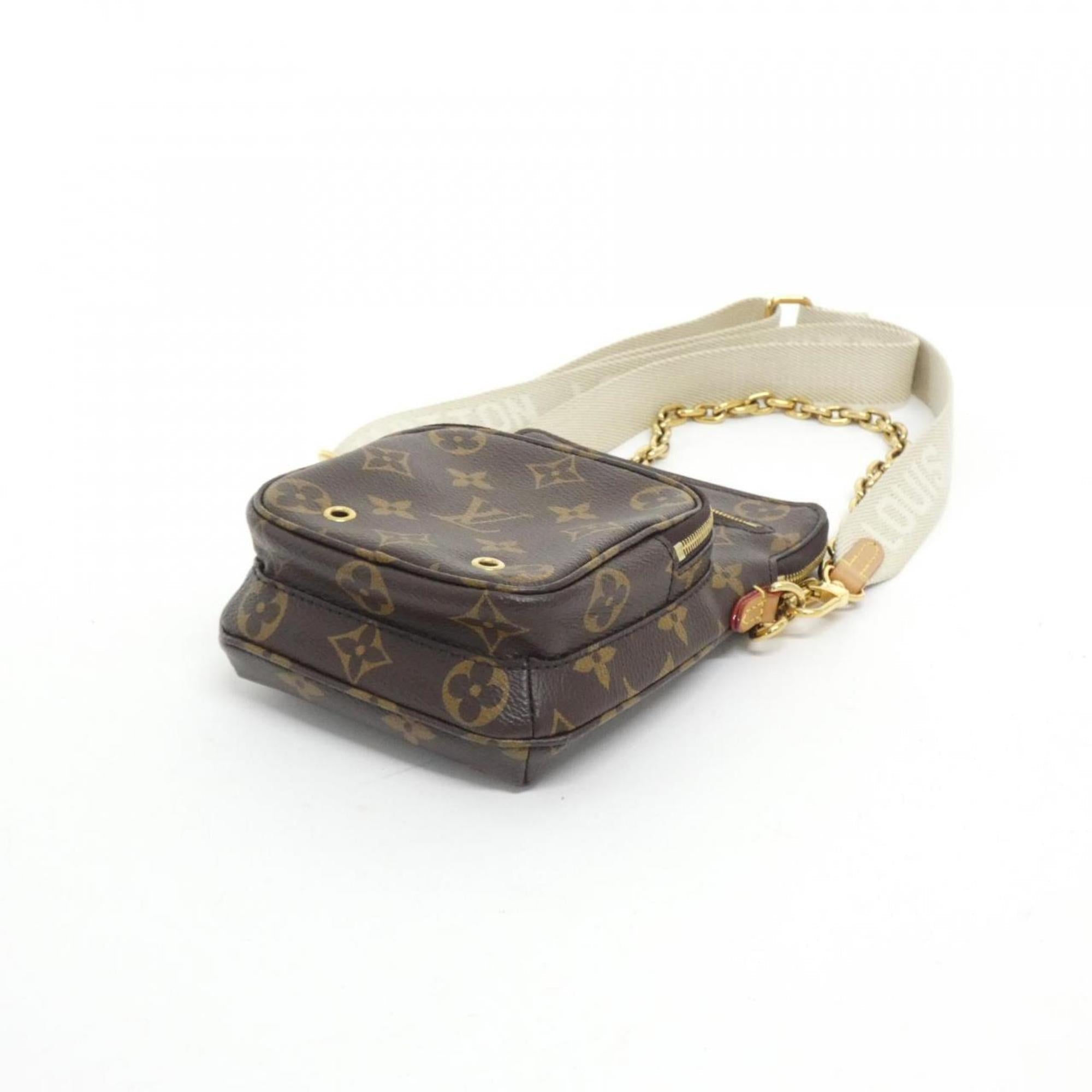 Louis Vuitton Marron Coated Canvas Shoulder Bag