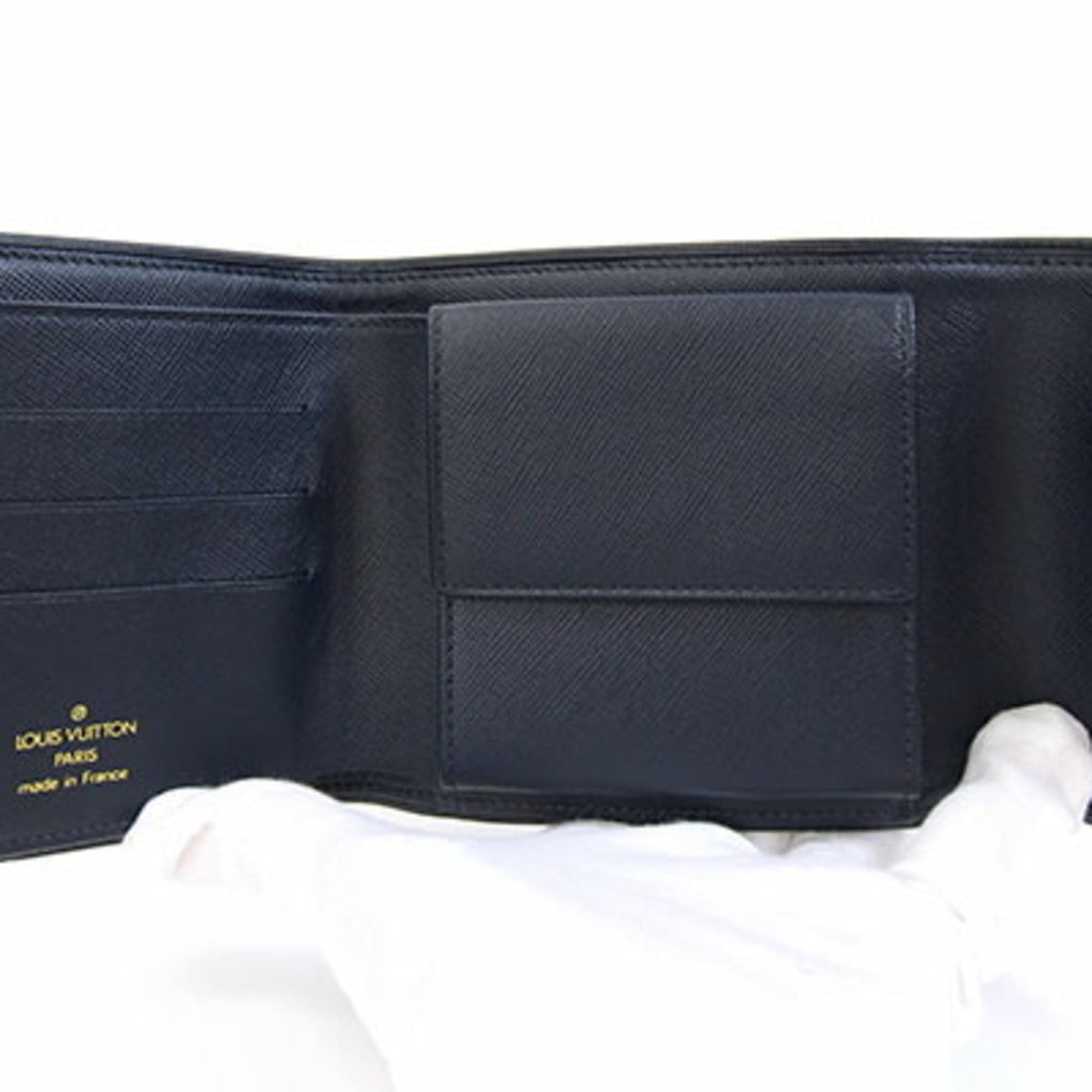 Louis Vuitton Blue Monogram Mini Wallet (Tri-Fold)