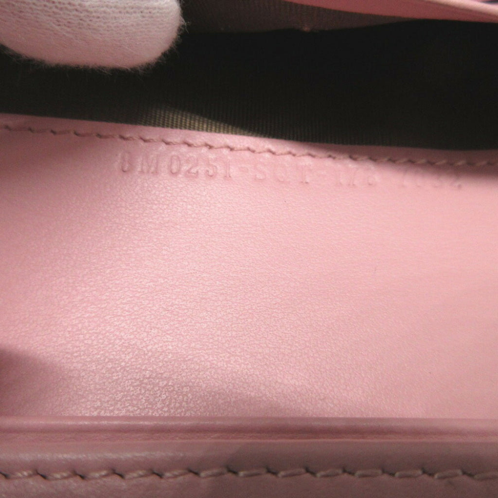 Fendi Pink Leather Long Wallet (Bi-Fold)