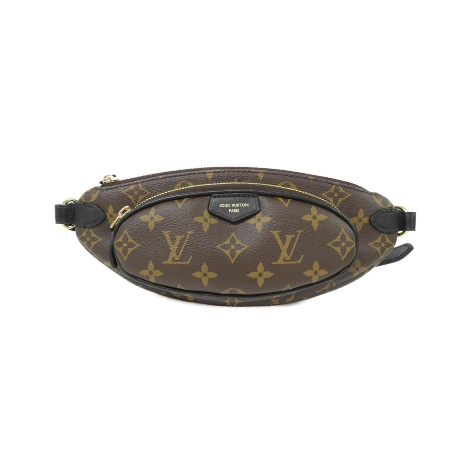 Louis Vuitton Monogram Brown Coated Canvas Handbag