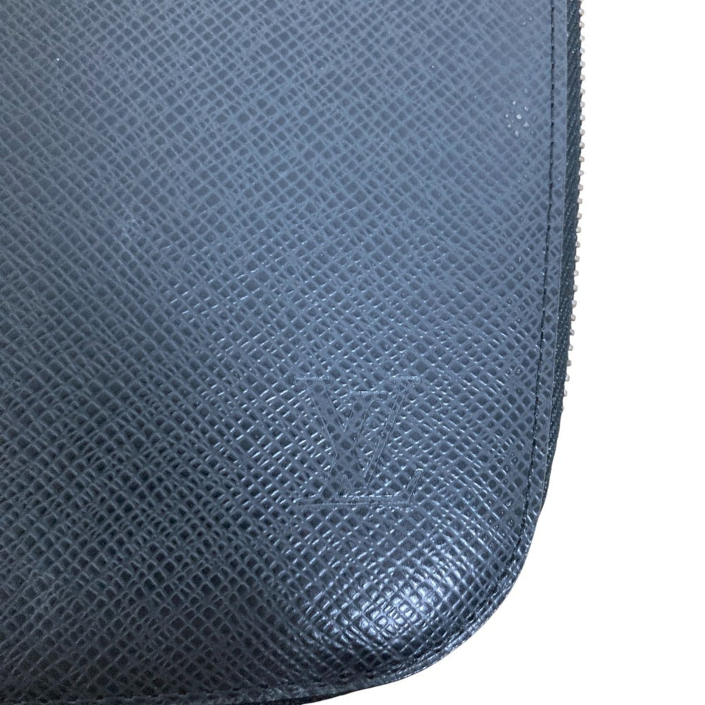 Louis Vuitton Ardoise Black Taiga Leather Long Wallet