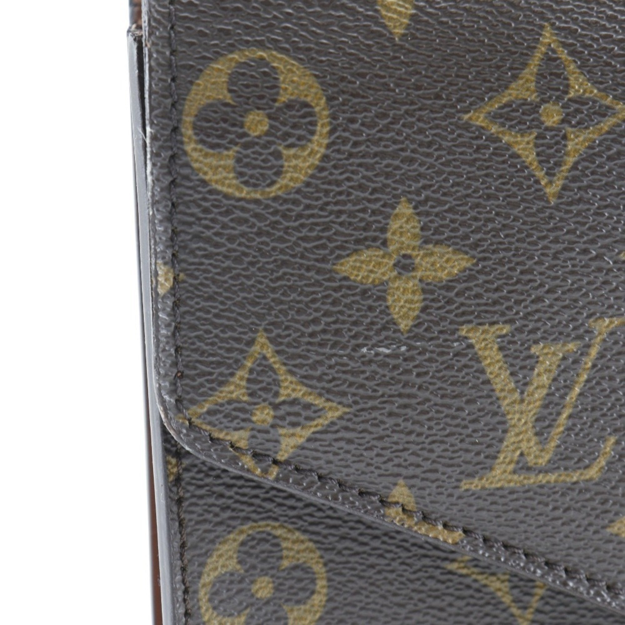 Louis Vuitton Brown Monogram Canvas Handbag