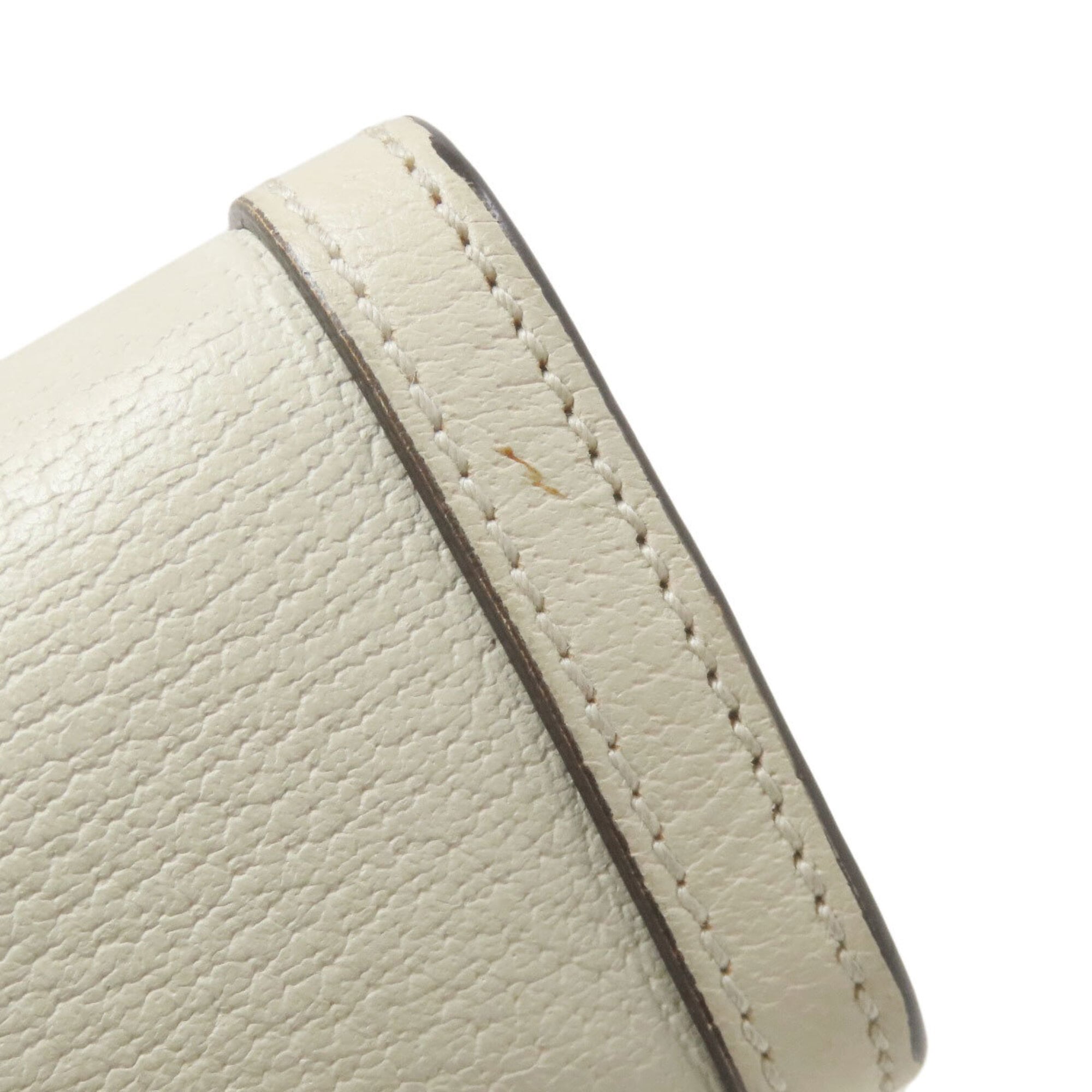 Gucci White Leather Shoulder Bag (Pre-Owned)