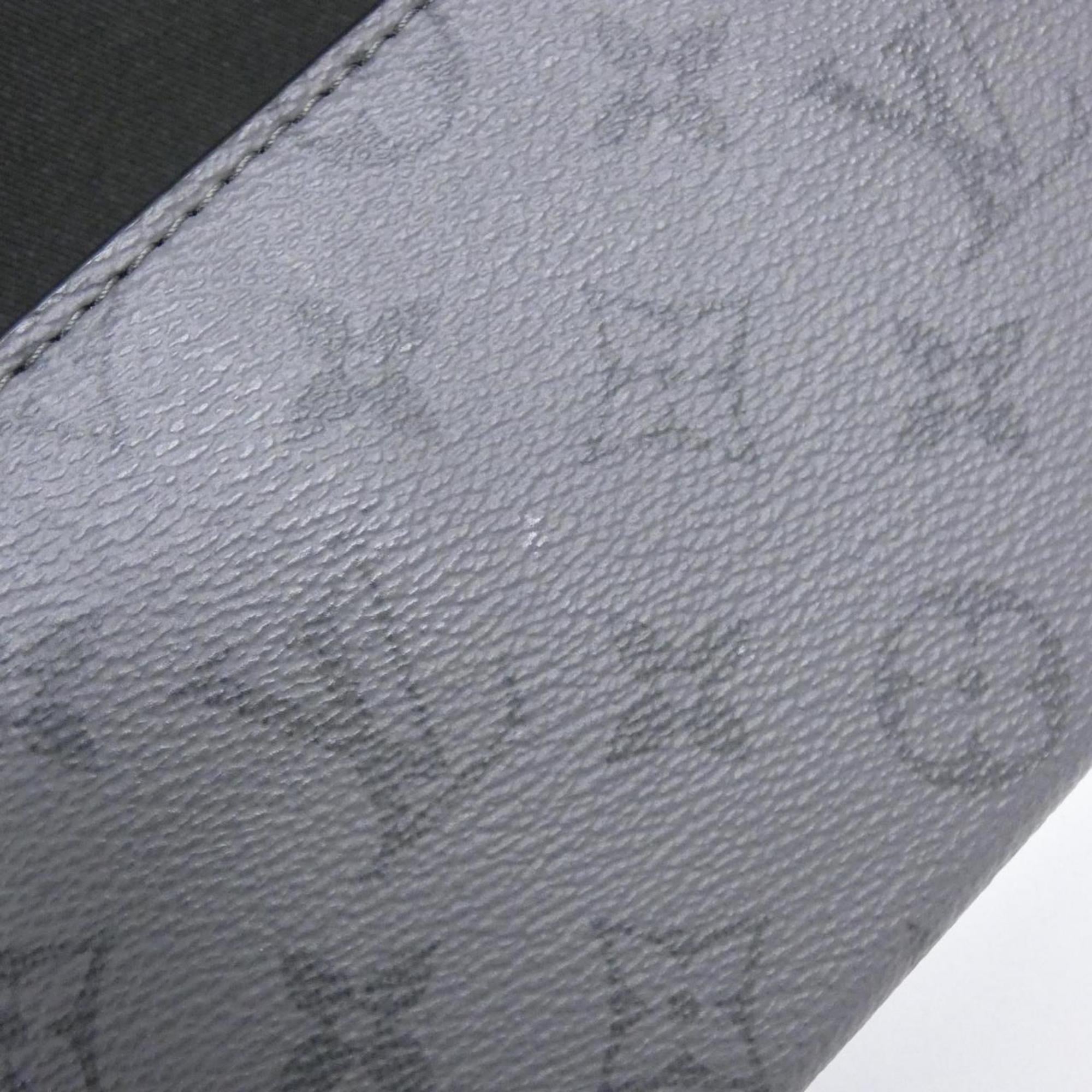 Louis Vuitton Black Coated Canvas Shoulder Bag