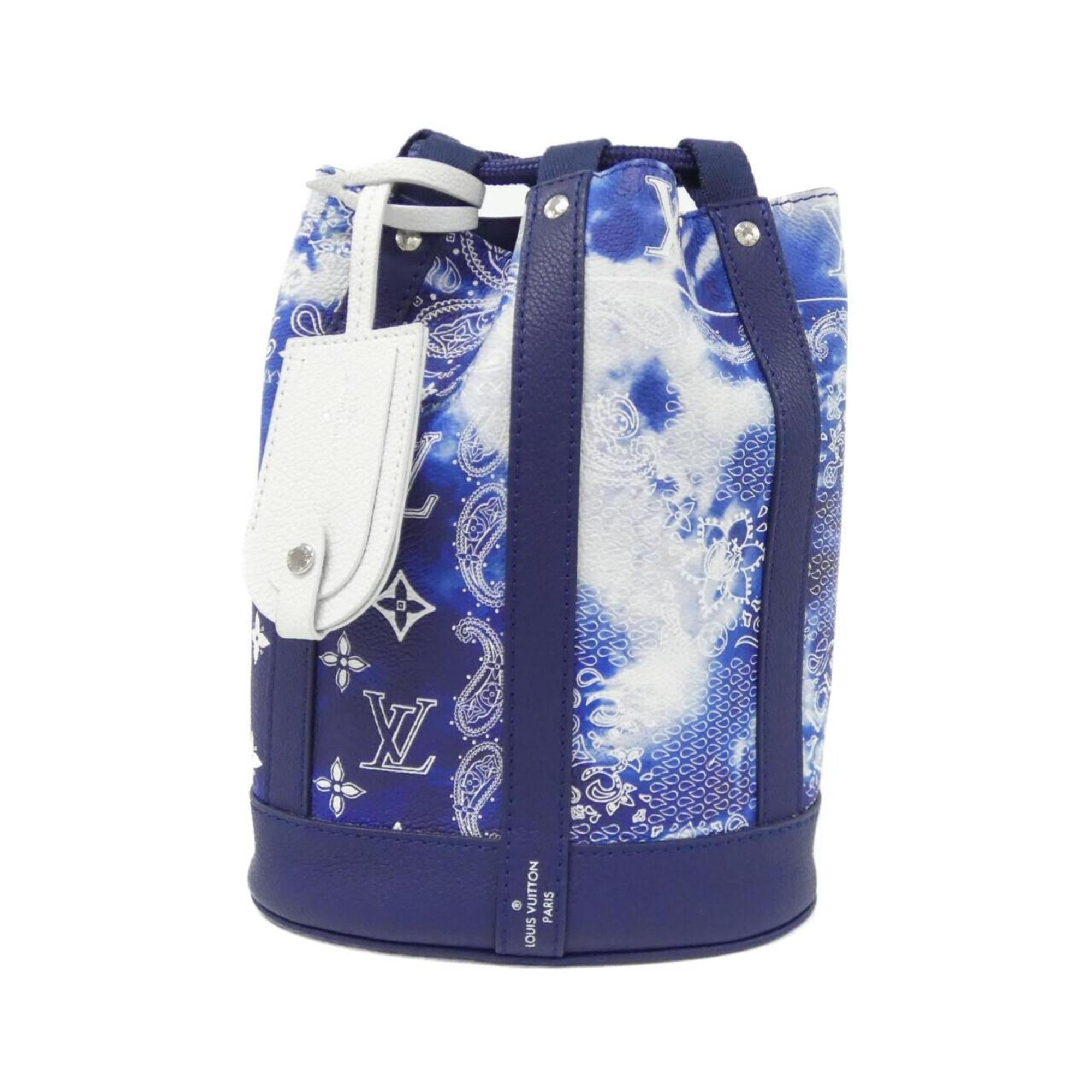 Louis Vuitton Blue Leather Shoulder Bag