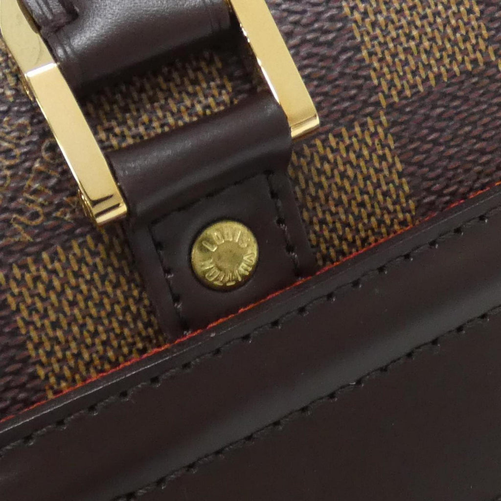 Louis Vuitton Ebene Coated Canvas Handbag