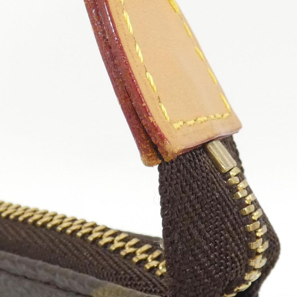 Louis Vuitton Marron Coated Canvas Pouch