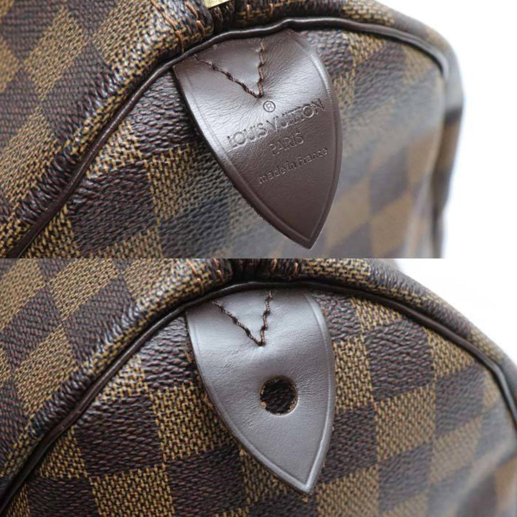 Louis Vuitton Brown Damier Canvas Damier Canvas Boston Bag