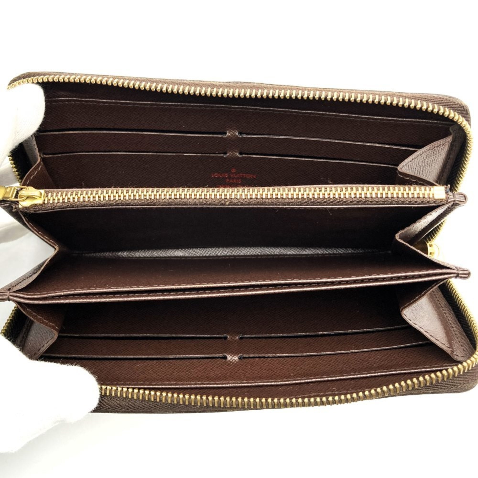Louis Vuitton Damier Brown Damier Canvas Long Wallet