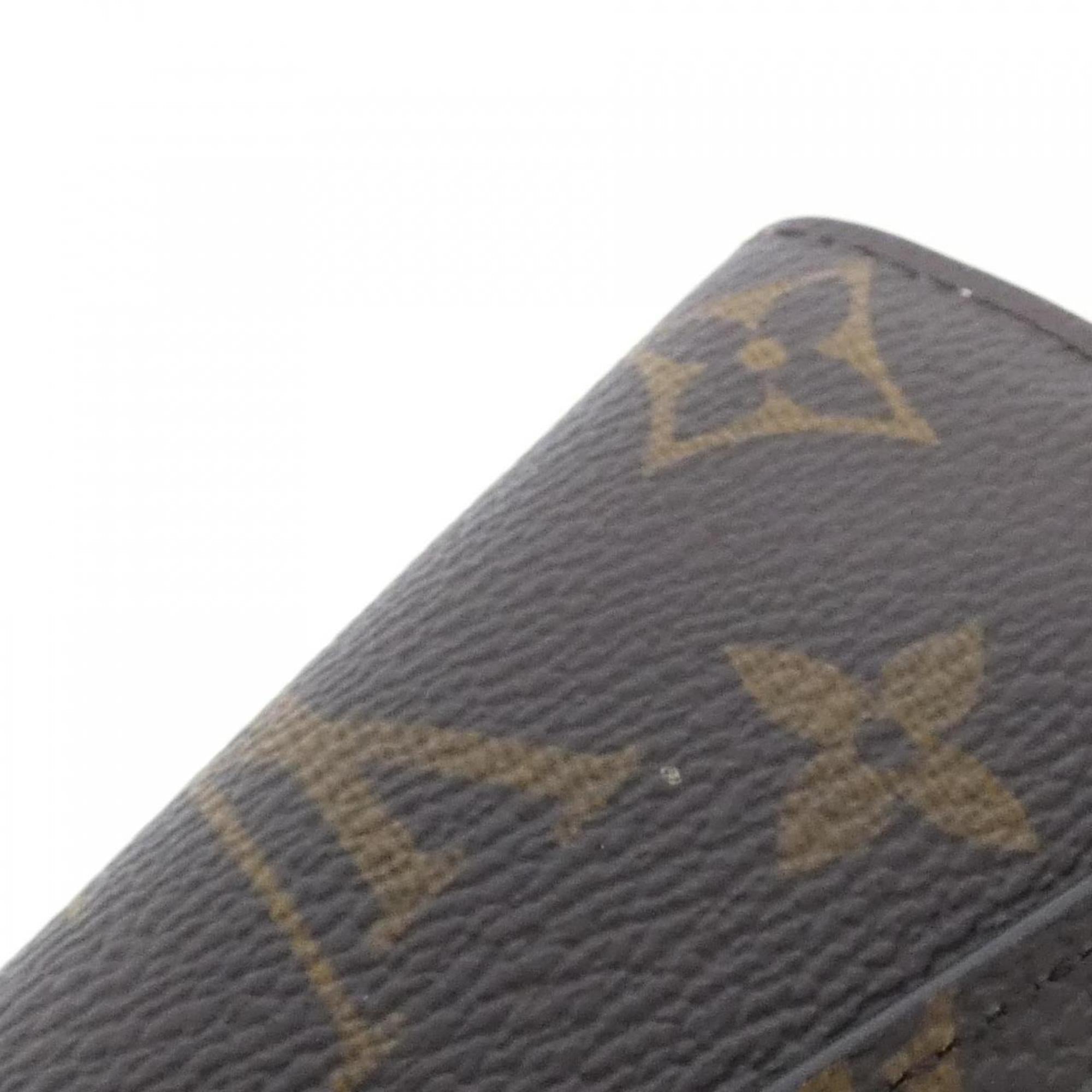 Louis Vuitton Brown Rose Ballerine Coated Canvas Long Wallet (Tri-Fold)