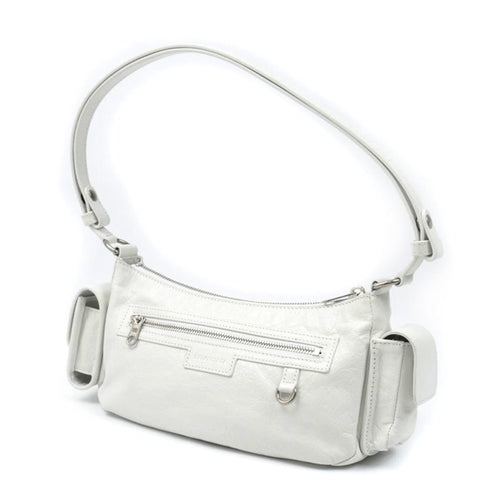 Balenciaga White Leather Shoulder