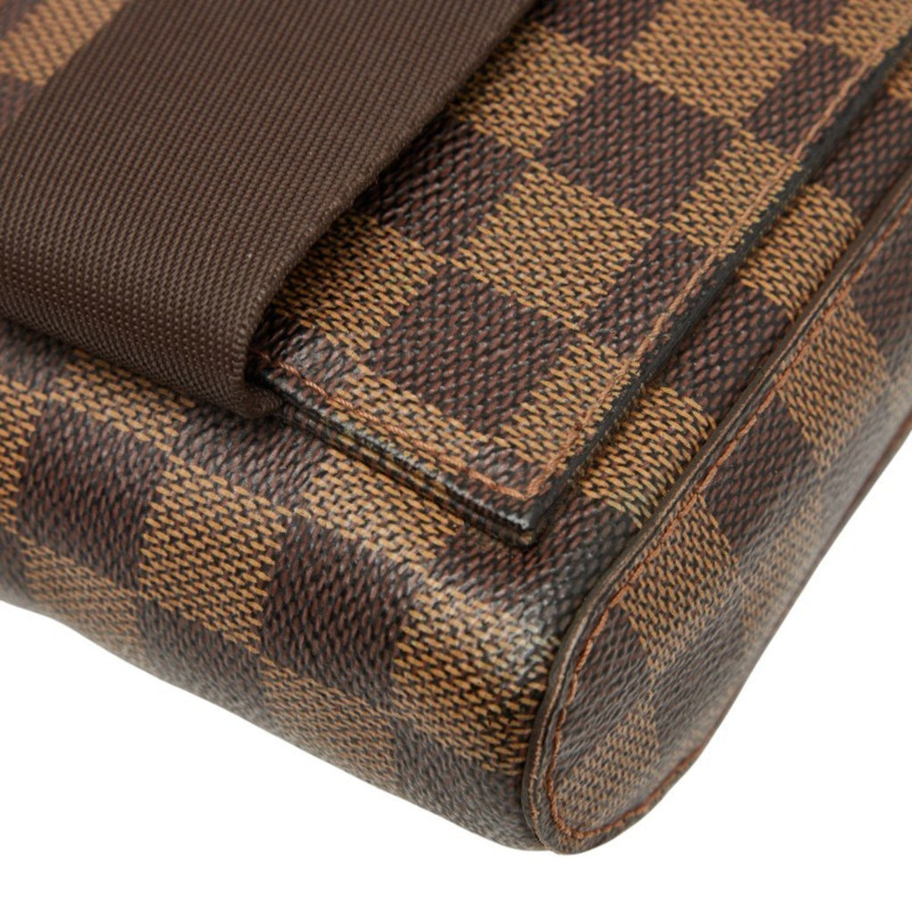 Louis Vuitton Damier Brown Pvc Leather Shoulder Bag Sling Bag