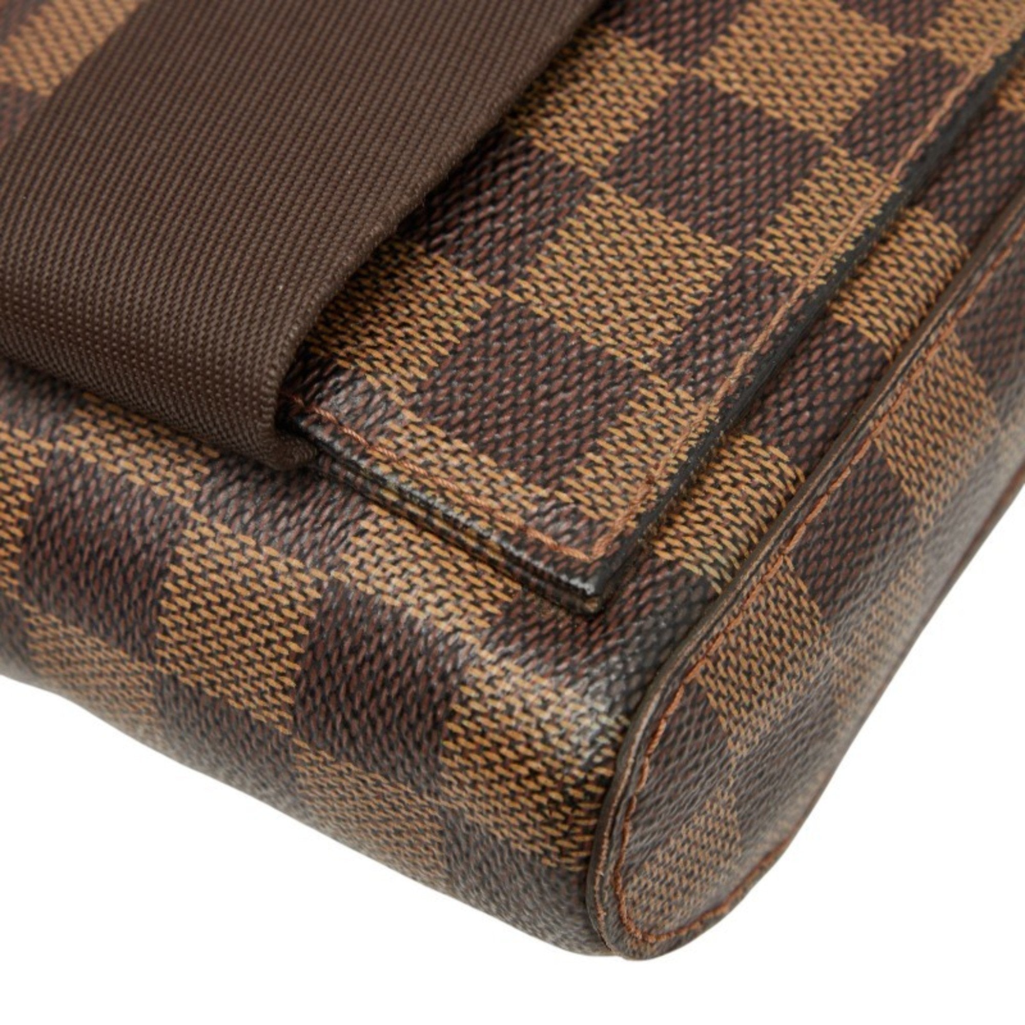 Louis Vuitton Damier Brown Pvc Leather Shoulder Bag Sling Bag