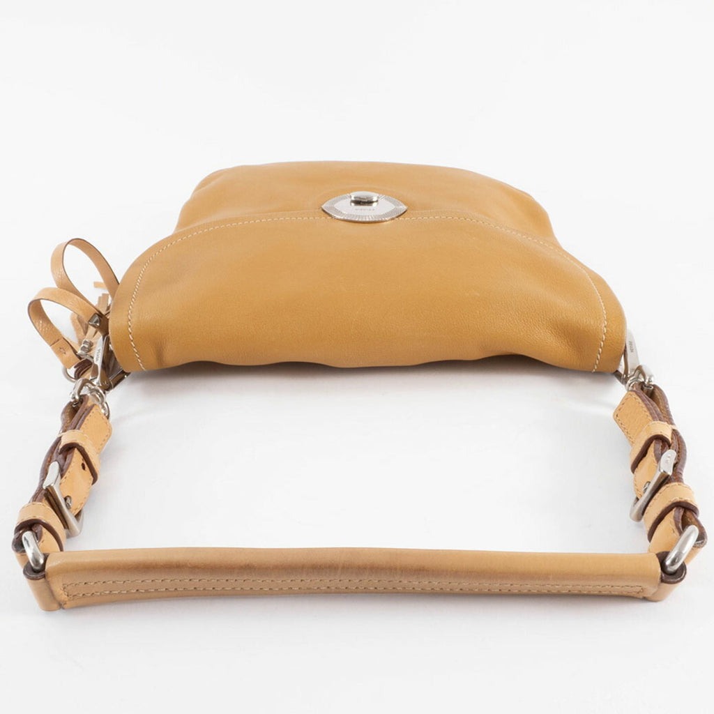 Prada Camel Leather Shoulder Bag