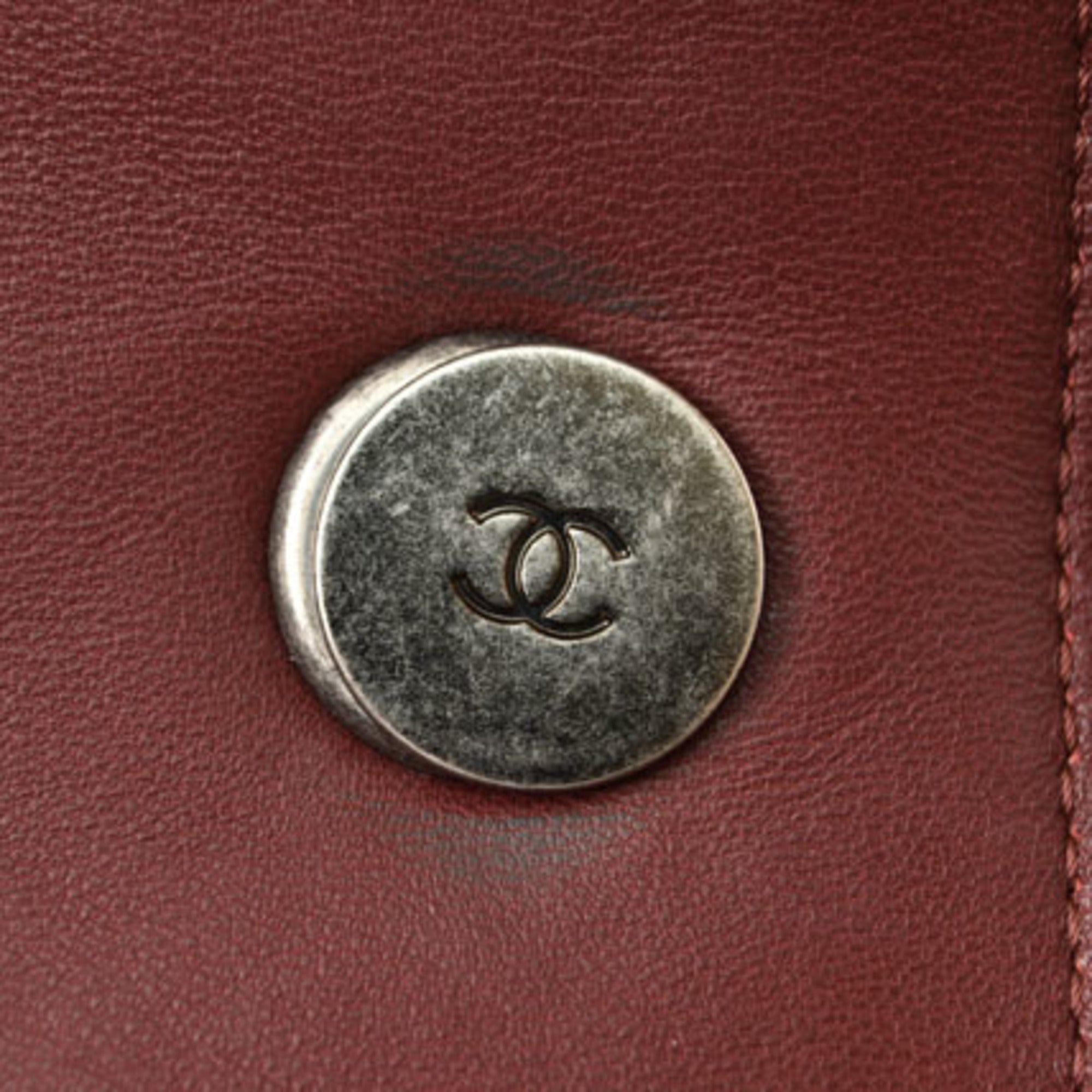 Chanel Bordeaux Saddle Bag Shoulder Bag