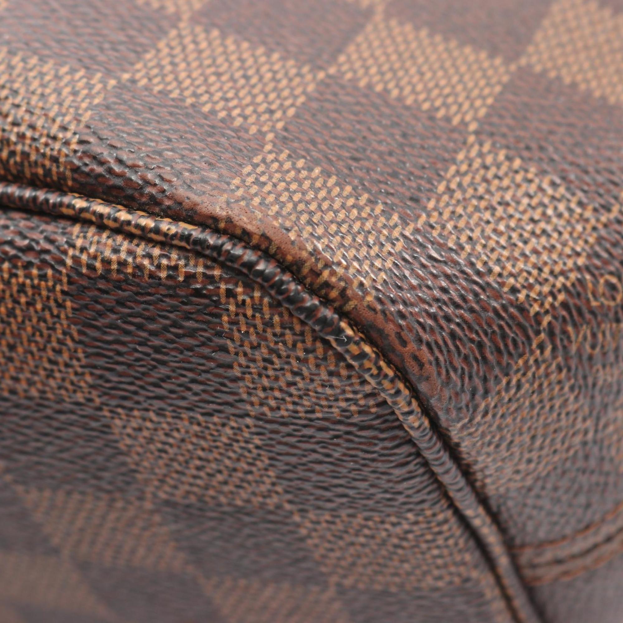 Louis Vuitton Brown Ebene Coated Canvas Leather Tote Bag