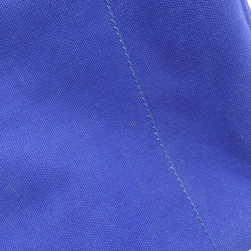 Prada Blue Canvas Handbag Tote Bag