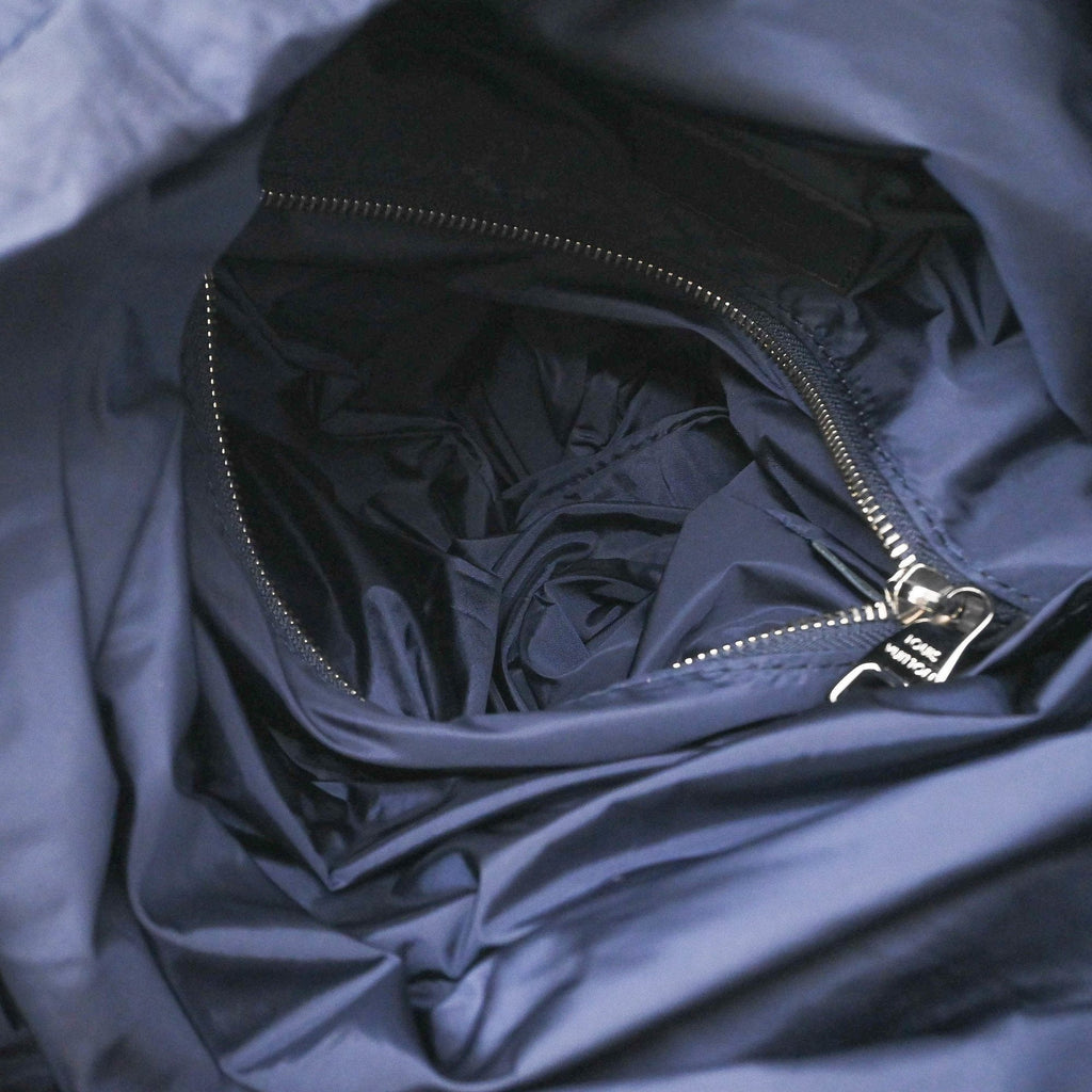Louis Vuitton Navy White Canvas Backpack