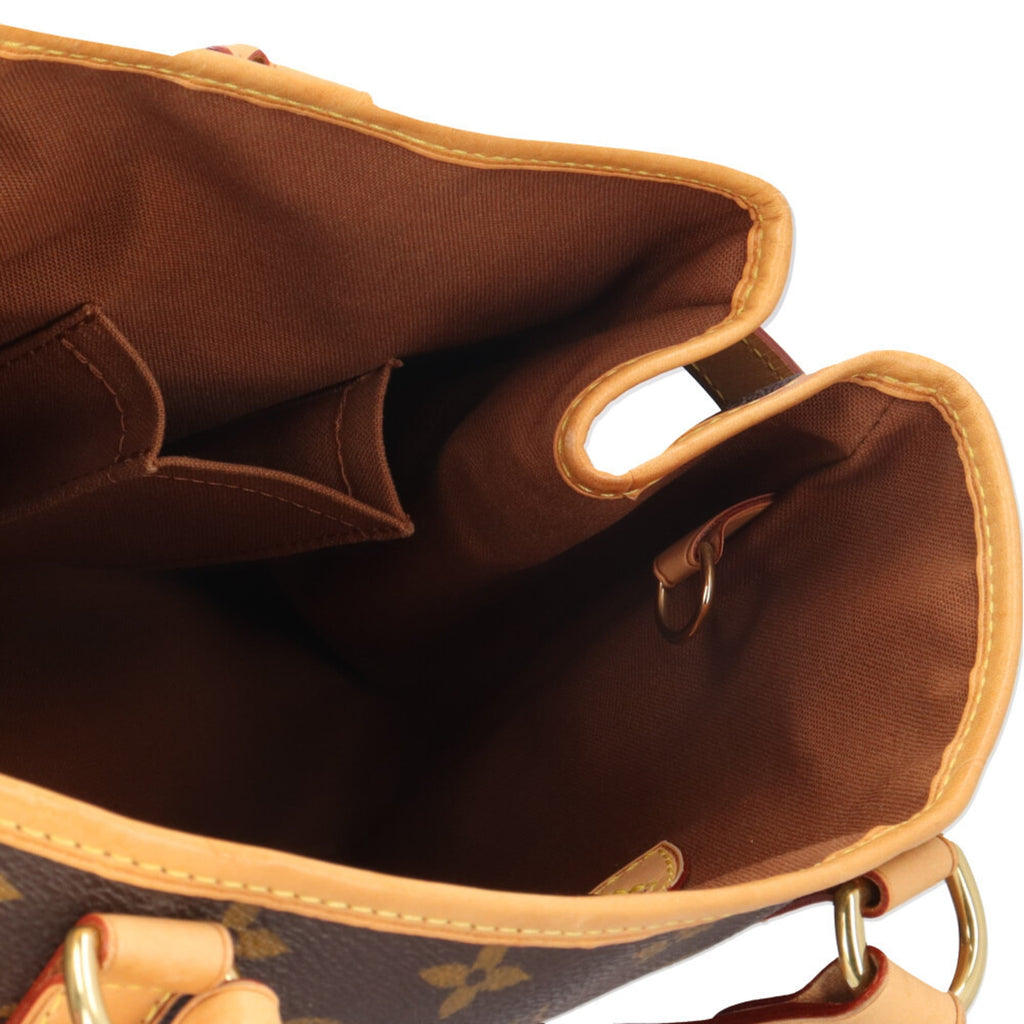 Louis Vuitton Brown Monogram Canvas Tote Bag
