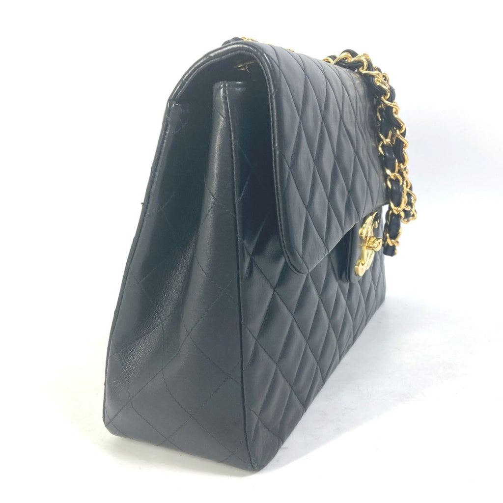 Chanel Black Leather Shoulder Bag