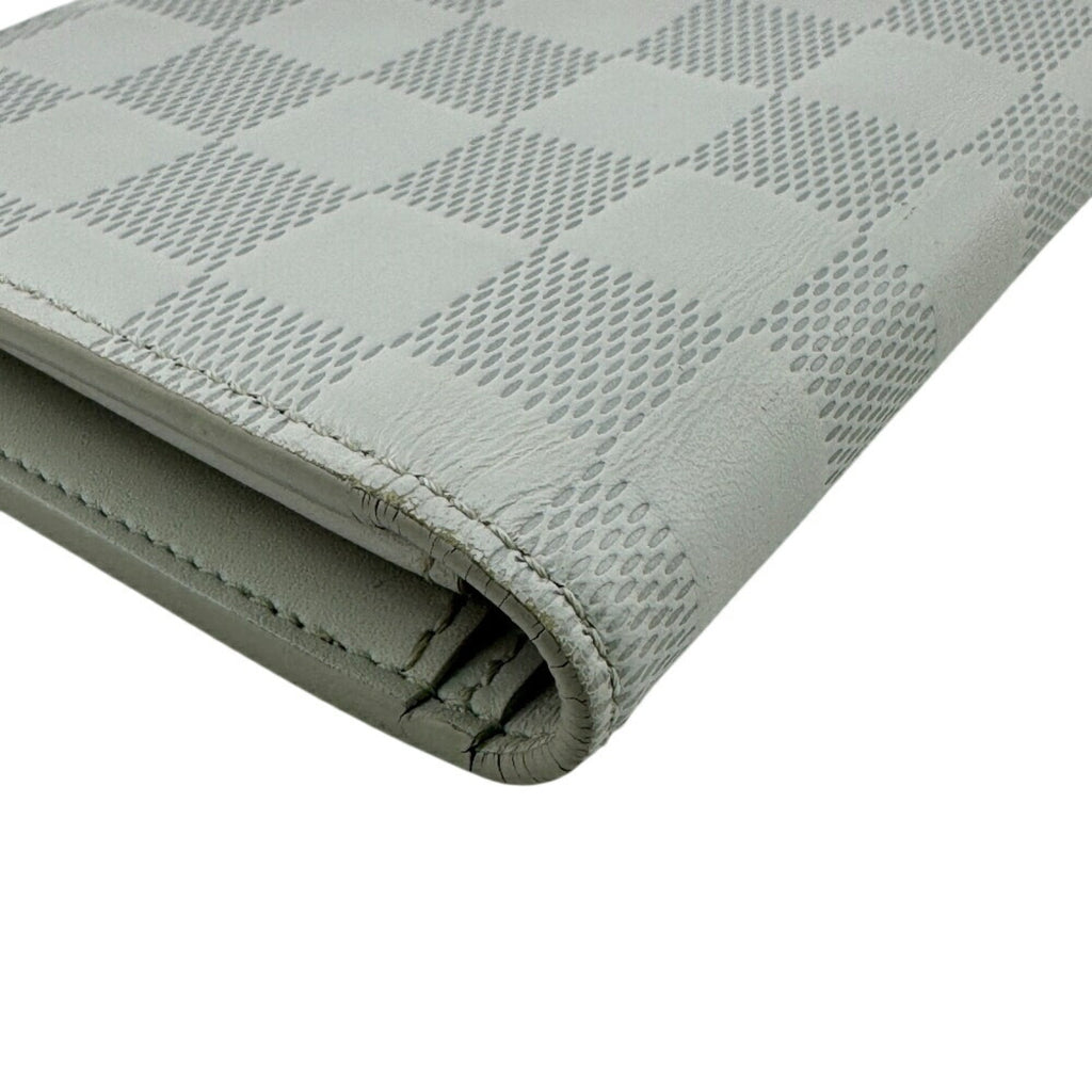 Louis Vuitton White Damier Infini Leather Long Wallet