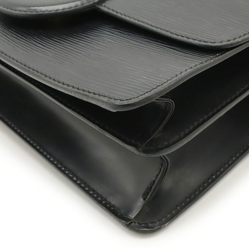 Louis Vuitton Epi Black Noir Epi Leather Pochette Shoulder Bag