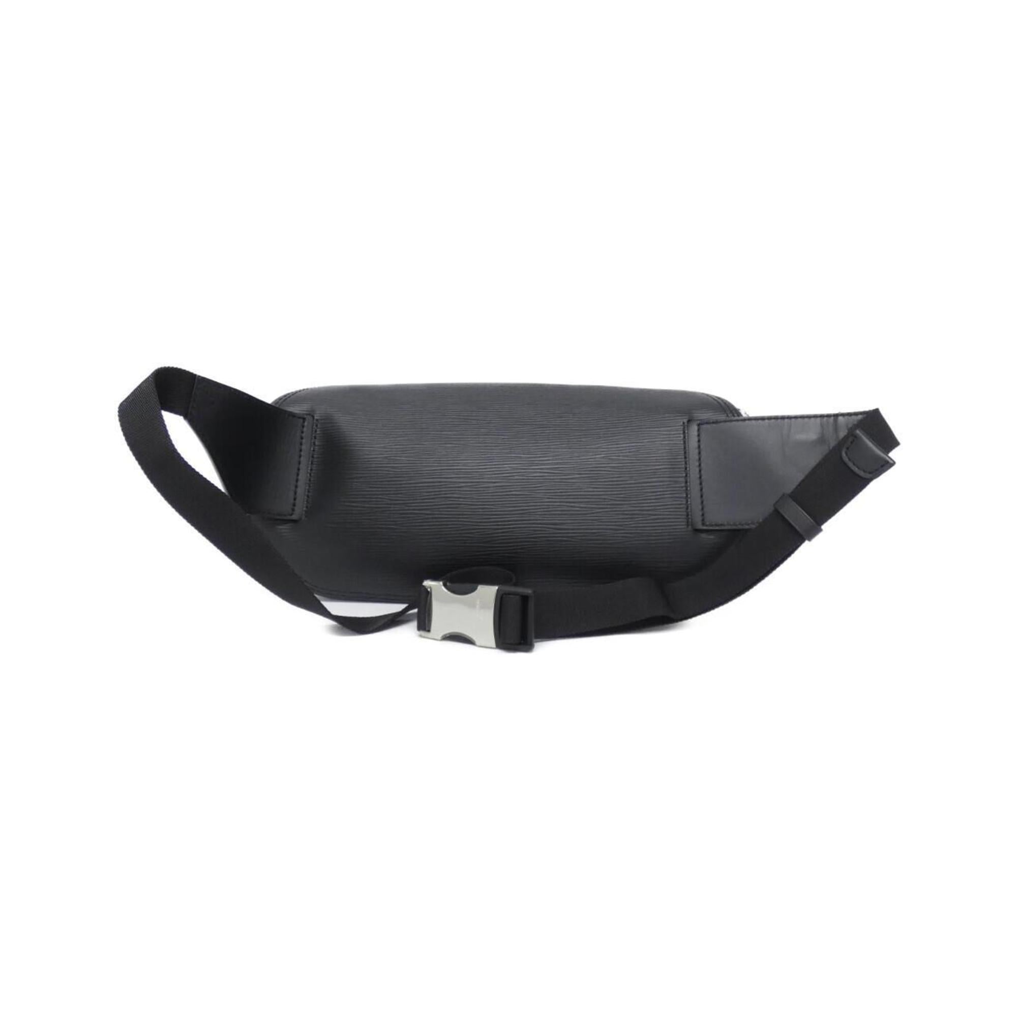 Louis Vuitton Black Leather Fanny Pack Shoulder Bag