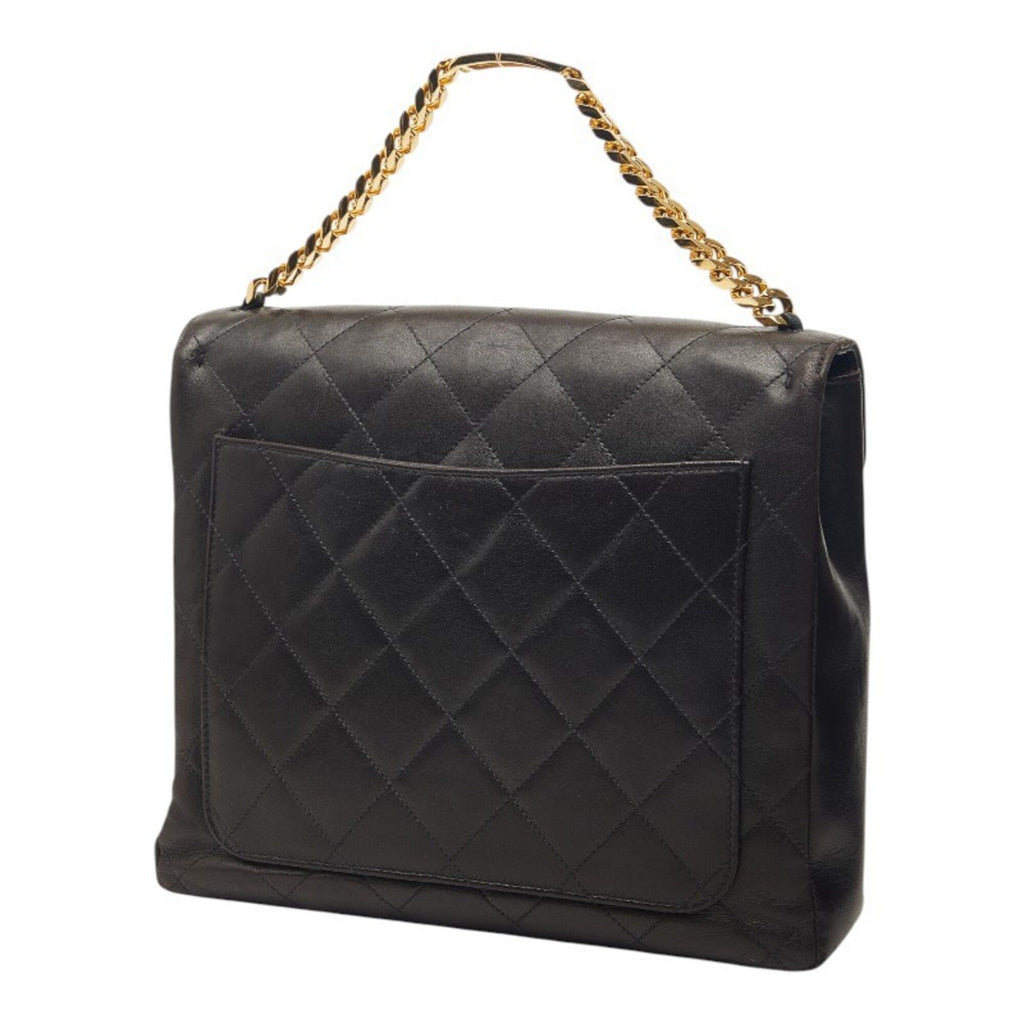 Chanel Black Leather Handbag