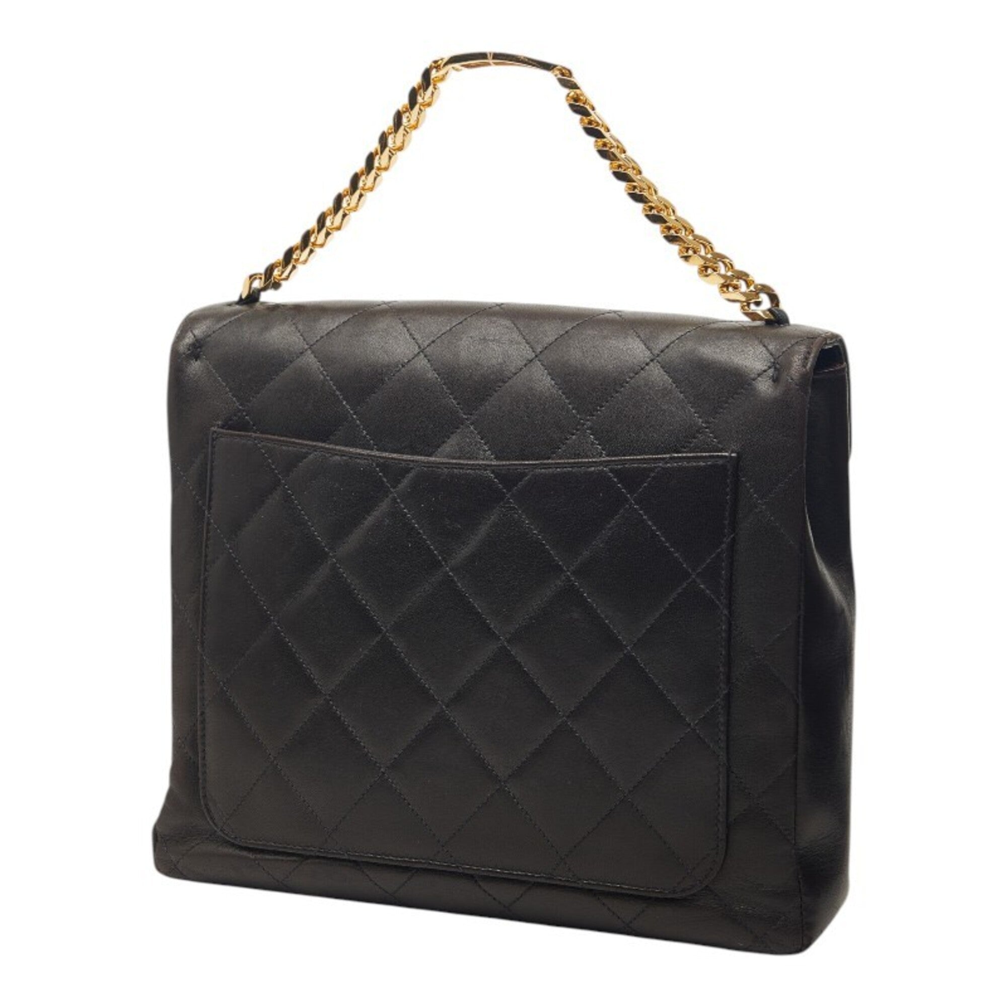 Chanel Black Leather Handbag