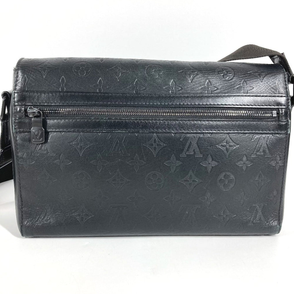 Louis Vuitton Monogram Shadow Black Monogram Shadow Messenger Bag Shoulder Bag