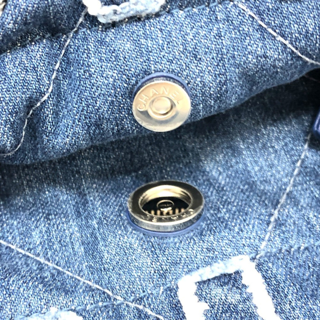 Chanel Blue Denim Shoulder Bag