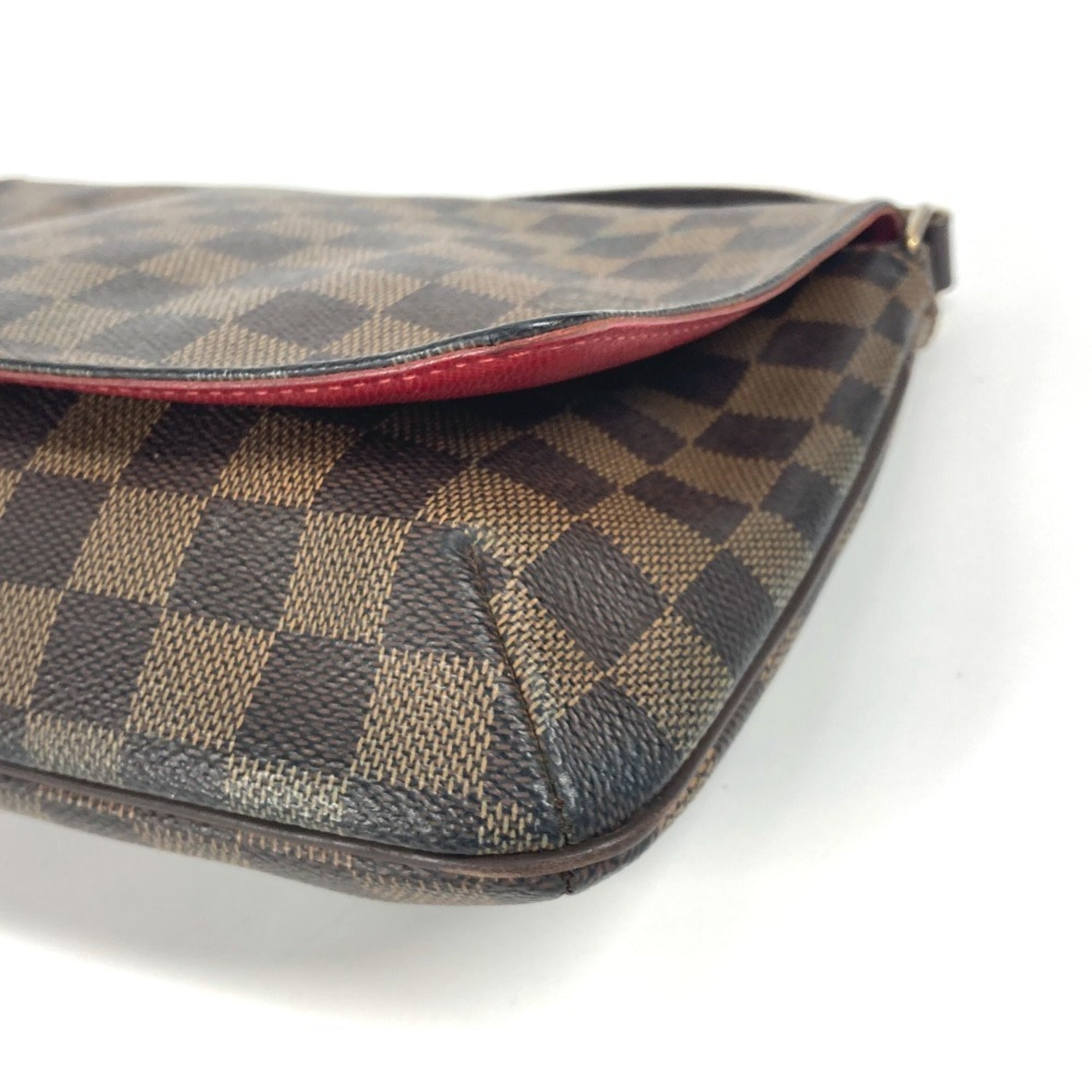 Louis Vuitton Brown Ebene Damier Canvas Pochette Shoulder Bag