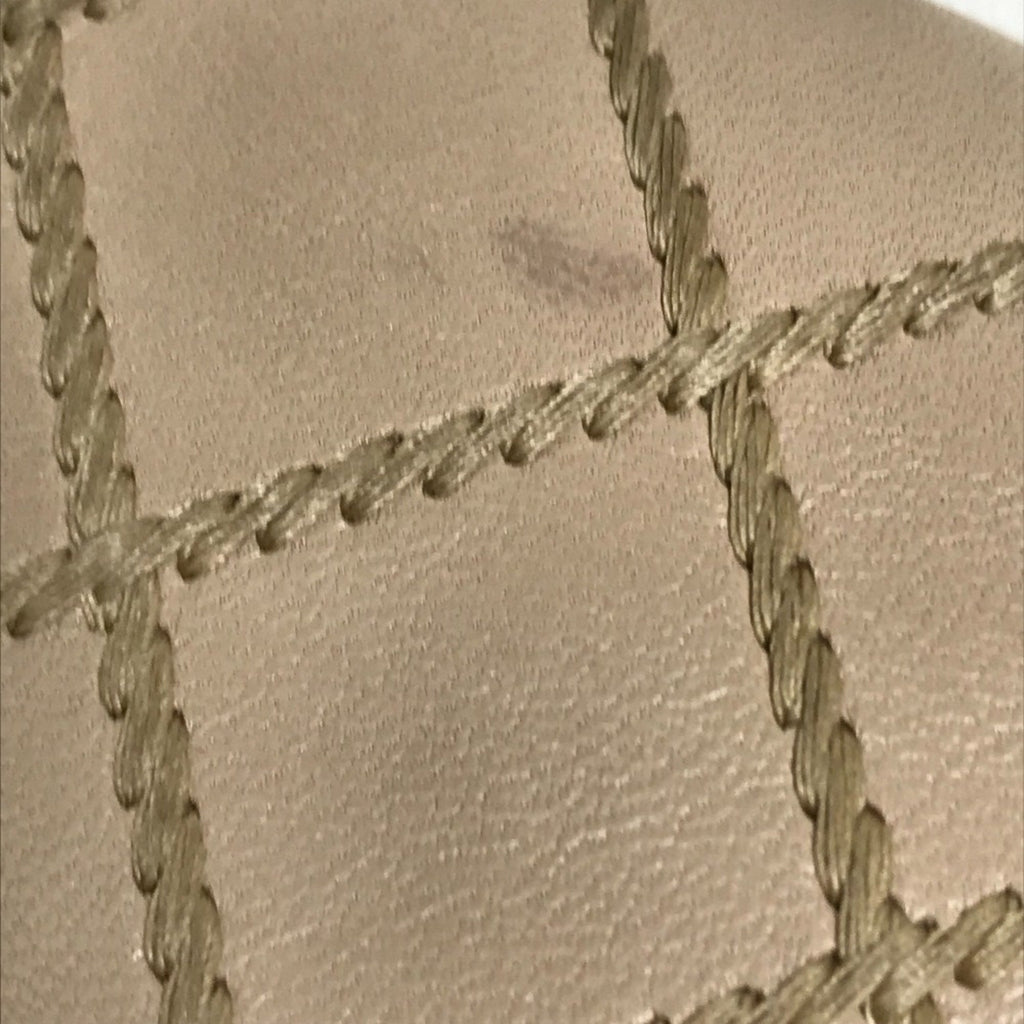 Chanel Beige Leather Long Wallet (Bi-Fold)