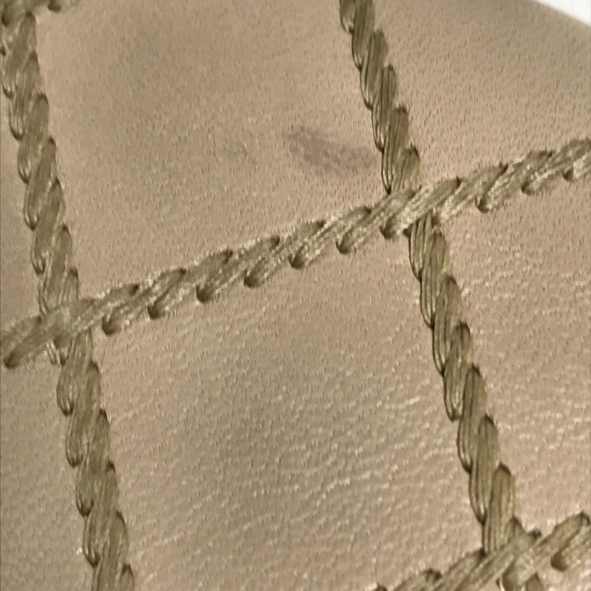 Chanel Beige Leather Long Wallet (Bi-Fold)