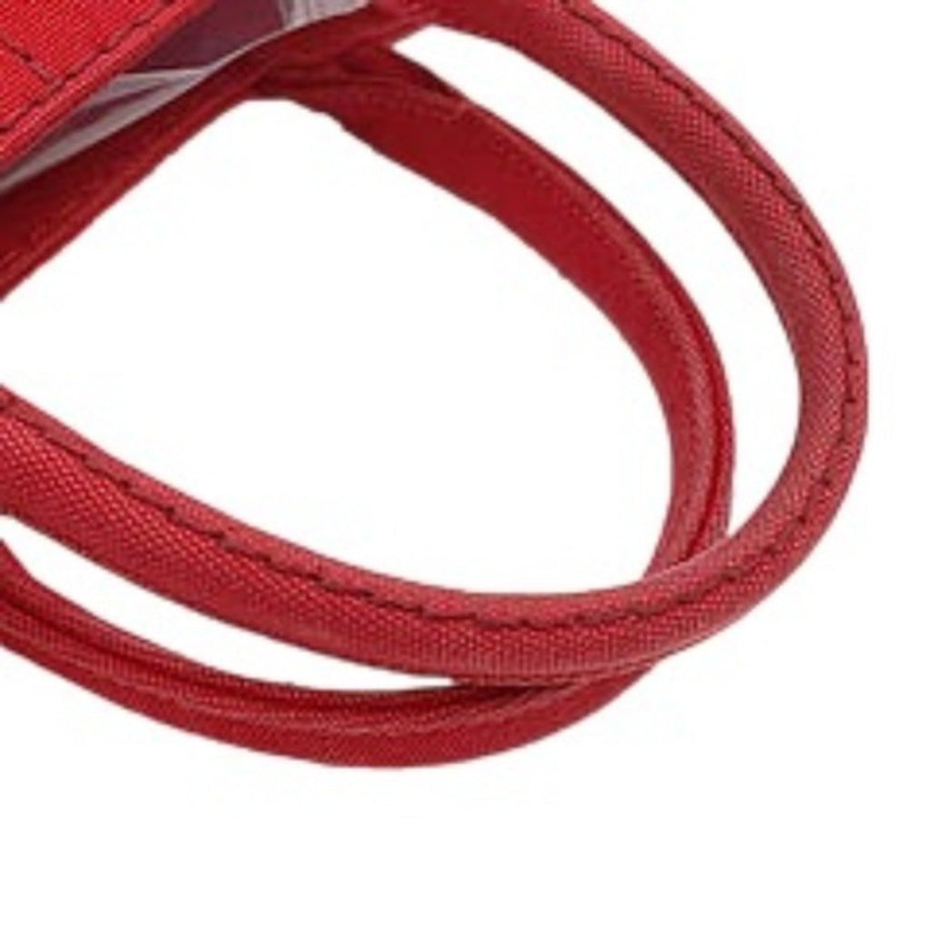 Prada Red Color Denim Tote Bag
