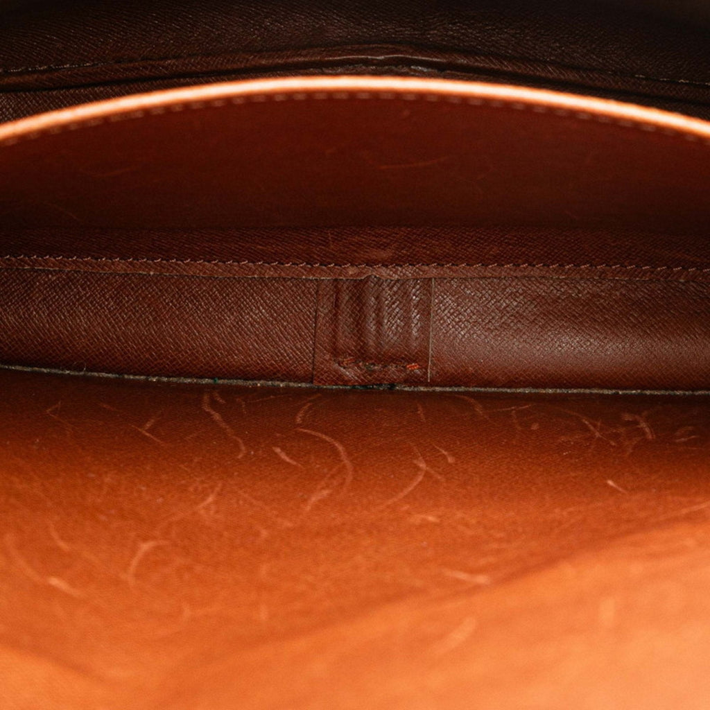 Louis Vuitton Brown Pvc Leather Shoulder Bag