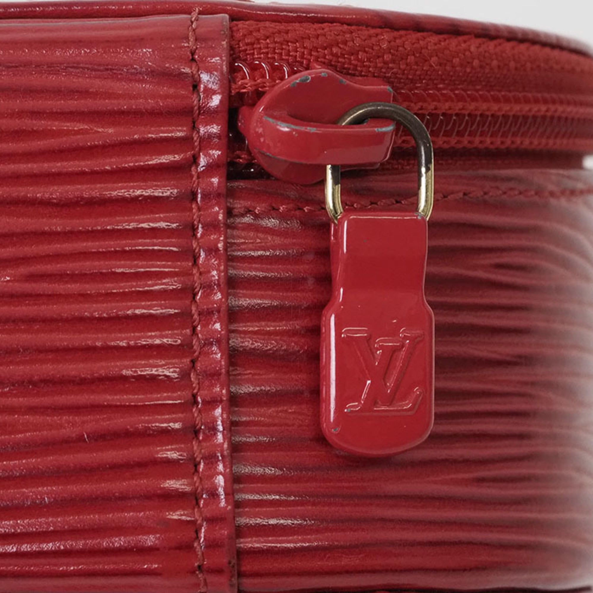 Louis Vuitton Castilian Red Epi Leather Pouch