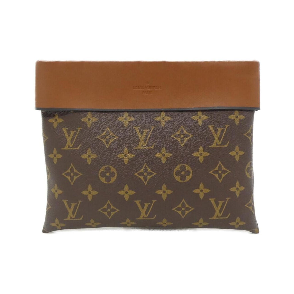 Louis Vuitton Caramel Marron Monogram Monogram Coated Canvas Handbag Pochette