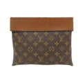 Louis Vuitton Caramel Marron Monogram Monogram Coated Canvas Handbag Pochette