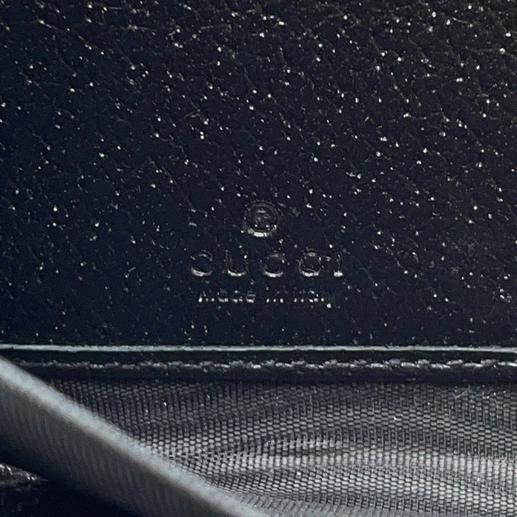 Gucci Black Multi-Color Long Wallet (Bi-Fold) (Pre-Owned)