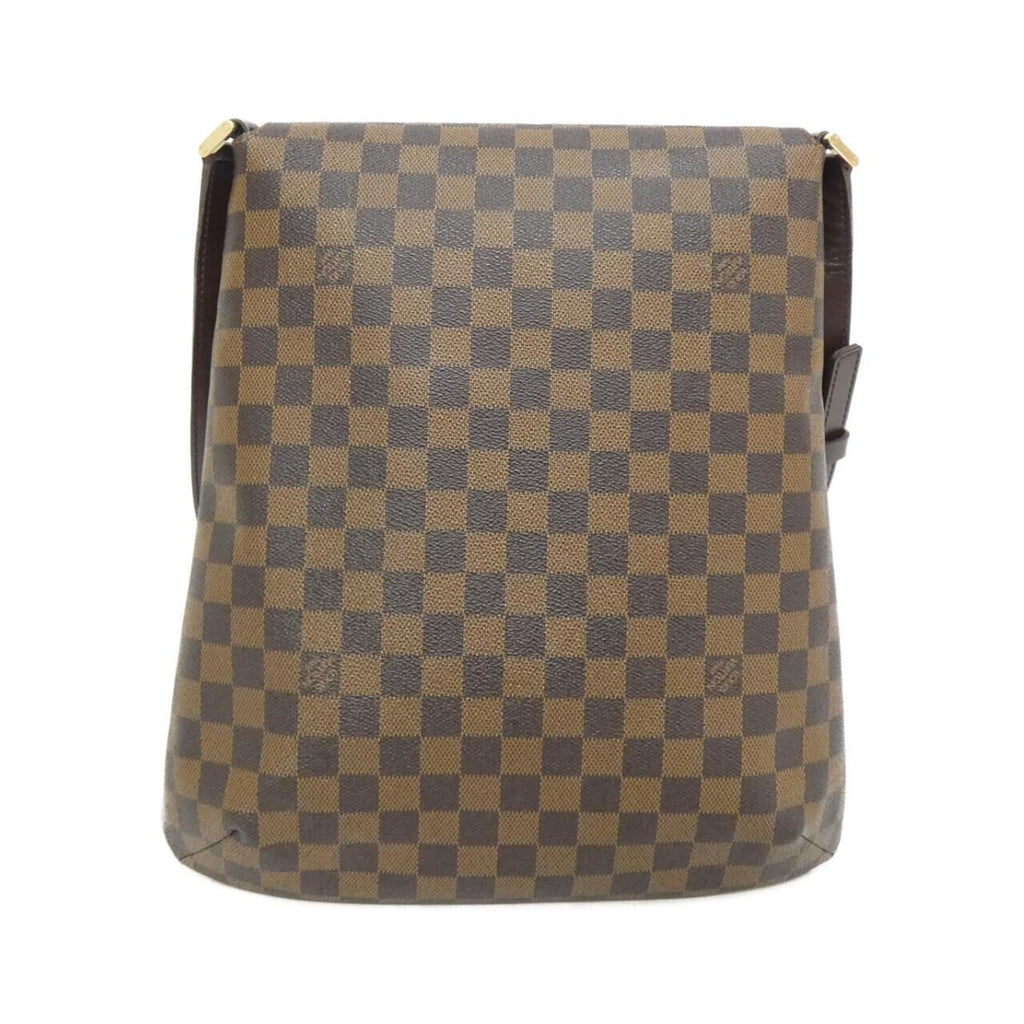 Louis Vuitton Brown Coated Canvas Shoulder Bag