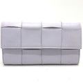 Bottega Veneta Purple Leather Long Wallet (Bi-Fold)