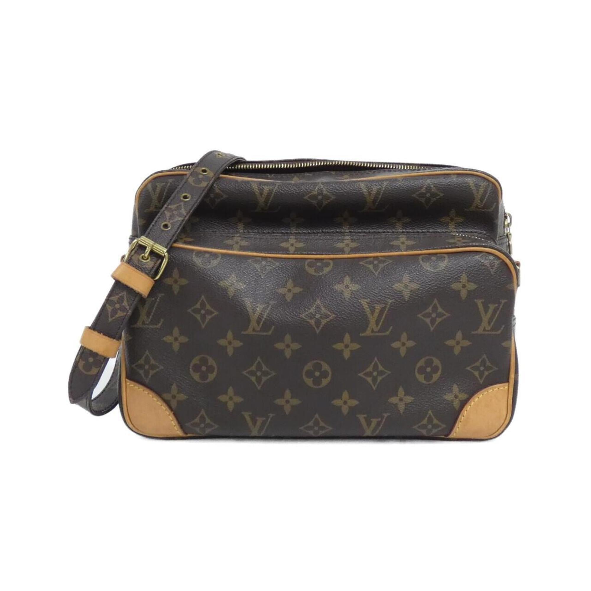 Louis Vuitton Marron Coated Canvas Shoulder Bag