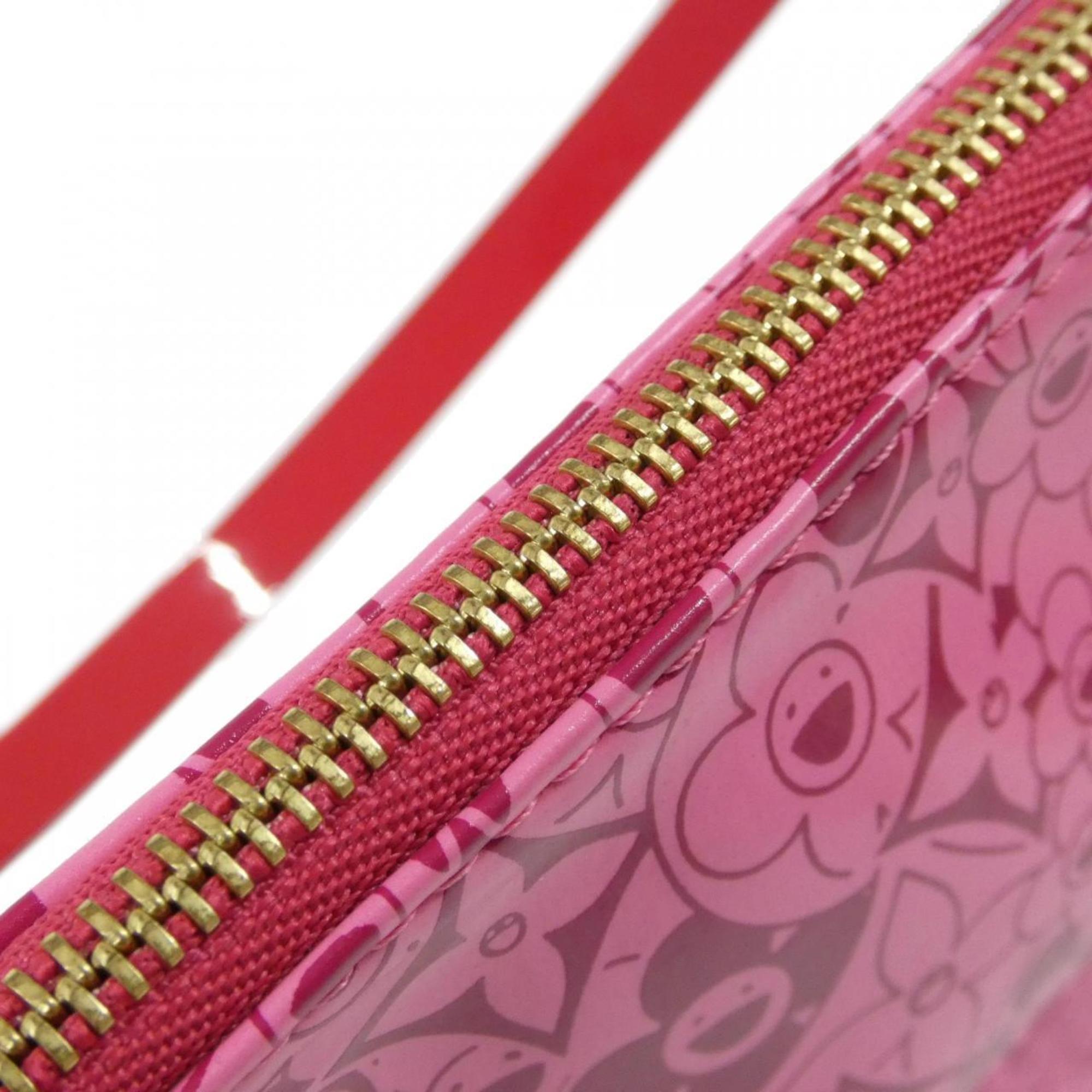 Louis Vuitton Rose Pvc Pochette Pouch