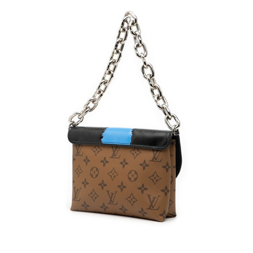 Louis Vuitton Brown Multi-Color Pvc Leather Handbag Shoulder Bag