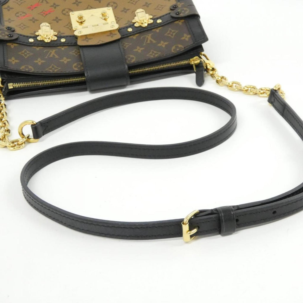 Louis Vuitton Marron Coated Canvas Shoulder Bag