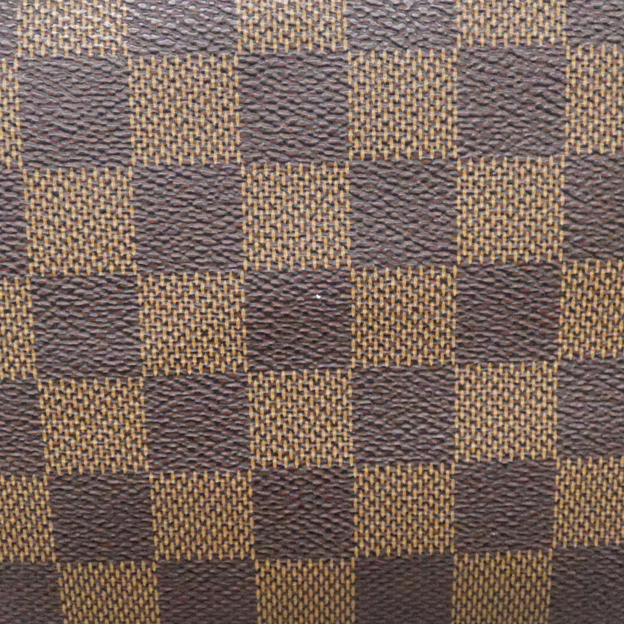 Louis Vuitton Ebene Coated Canvas Boston Bag